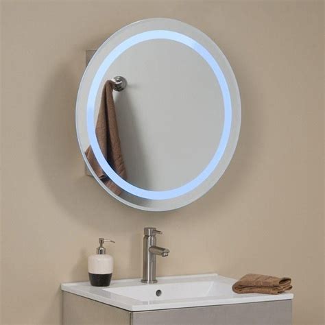 lucent round stainless steel medicine cabinet with lighted mirror|Amazon.com: Lighted Mirror Medicine Cabinet.